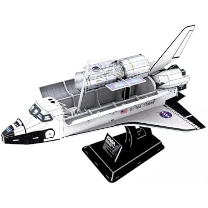 CUBIC FUN 3D PUZZLE NASA DISCOVERY(SPACE SHUTTLE) 126 PIECES, FOR 8 YEARS+ - Image 1